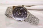 Omega Watch Replica De Ville Quartz Watch -  Stainless Steel Band Black Dial 